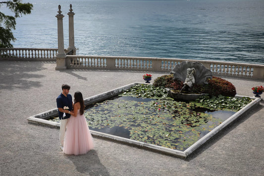 Villa Melzi Gardens proposal in Bellagio, Lake Como — Lake Como Diary Episode 2 filmed and photographed by Nadia Fraqair.