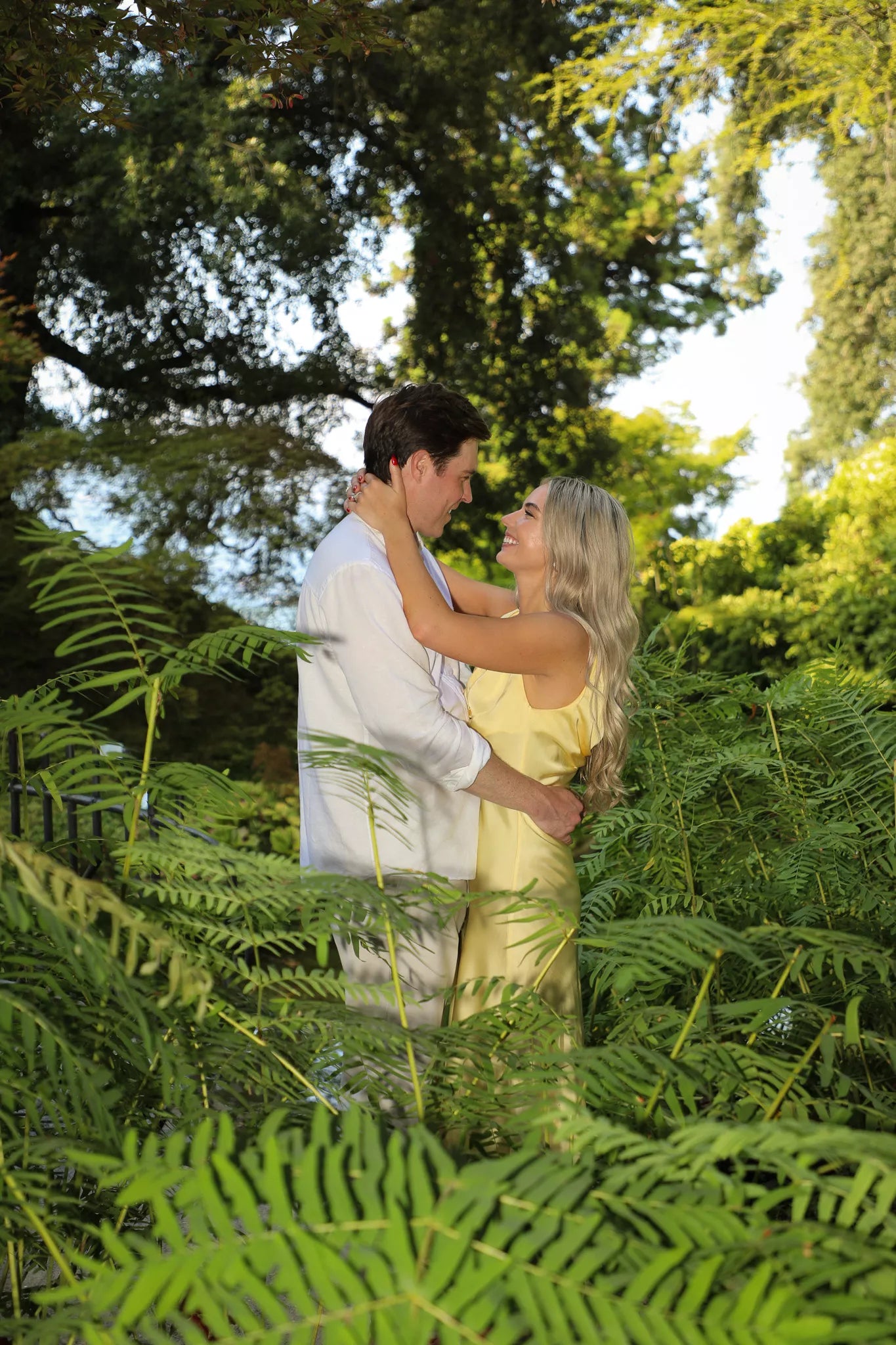 Romantic Bellagio proposal video captured at golden hour by Lake Como proposal videographer.